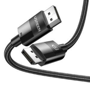 UGREEN DP 1.4 Male to Male Plastic Case Braided Cable