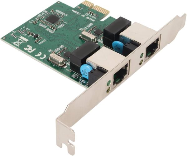 2 Port PCIe Gigabit Network Card Dual Port