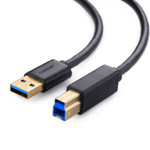 UGREEN USB 3.0 A Male to B Male Cable | High-Speed 5Gbps Data Transfer for Printers, Scanners & Hard Drives