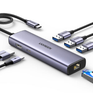 Ugreen 15598 6-in-1 USB-C Multifunction Adapter | 4K Hub
