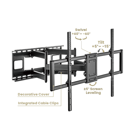 Lumi LPA77-696 large TV swivel wall bracket