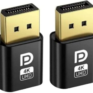 DisplayPort Dummy Plug 4K Headless Adapter Virtual Display Emulator