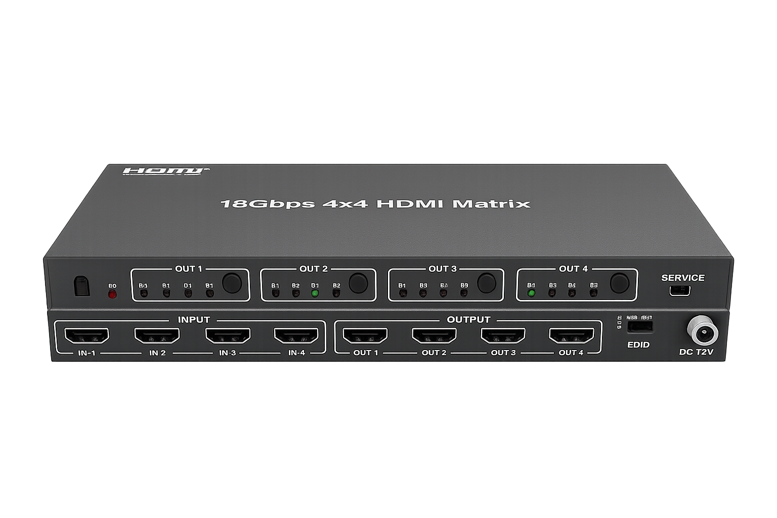 4x4 HDMI Matrix Switch with 4K 60Hz HDR Support
