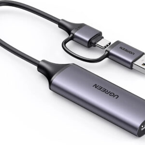 UGREEN Full HD 1080P HDMI Video Capture Card | 4K HDMI Input | USB-A & USB-C